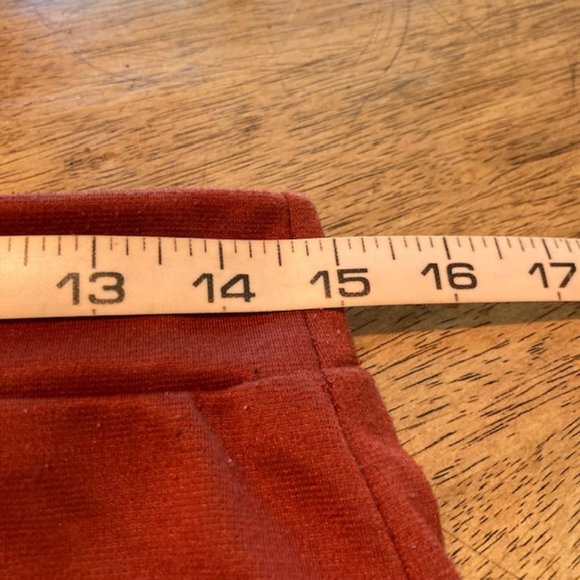 LUSH Short Bodycon Skirt in Rust M - Picture 3 of 5